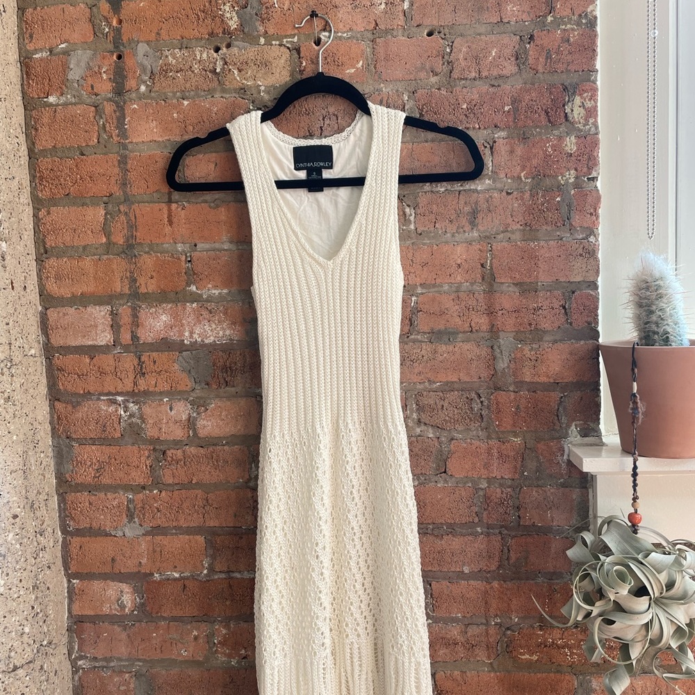 Crocheted maxi dress